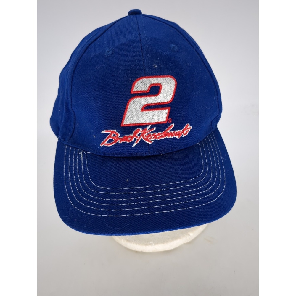 Miller Lite Beer Brad Keselowski 2 Nascar  Hat Cap blue adjustable Strapback #5